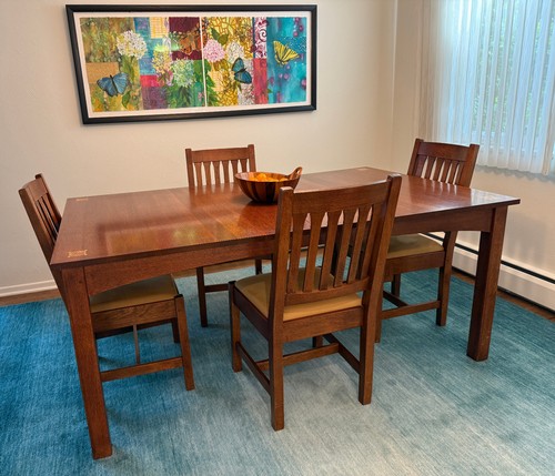 Stickley dining table 6 - table,,